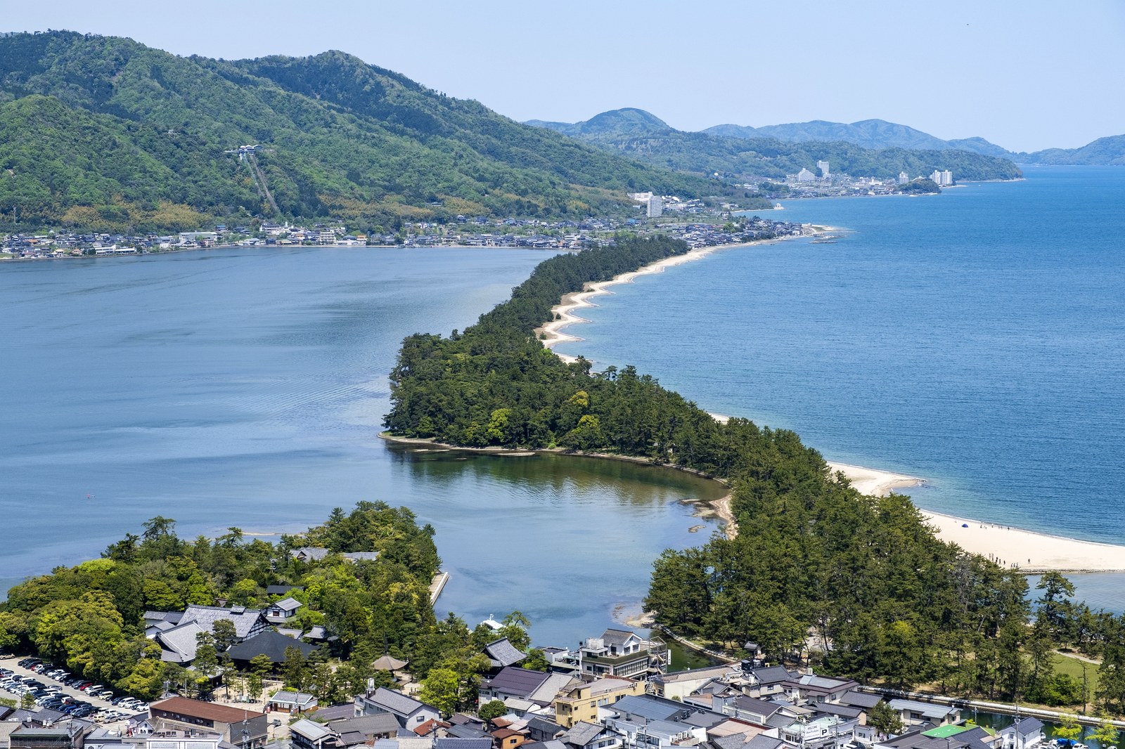 天橋立　宮津湾の浜辺