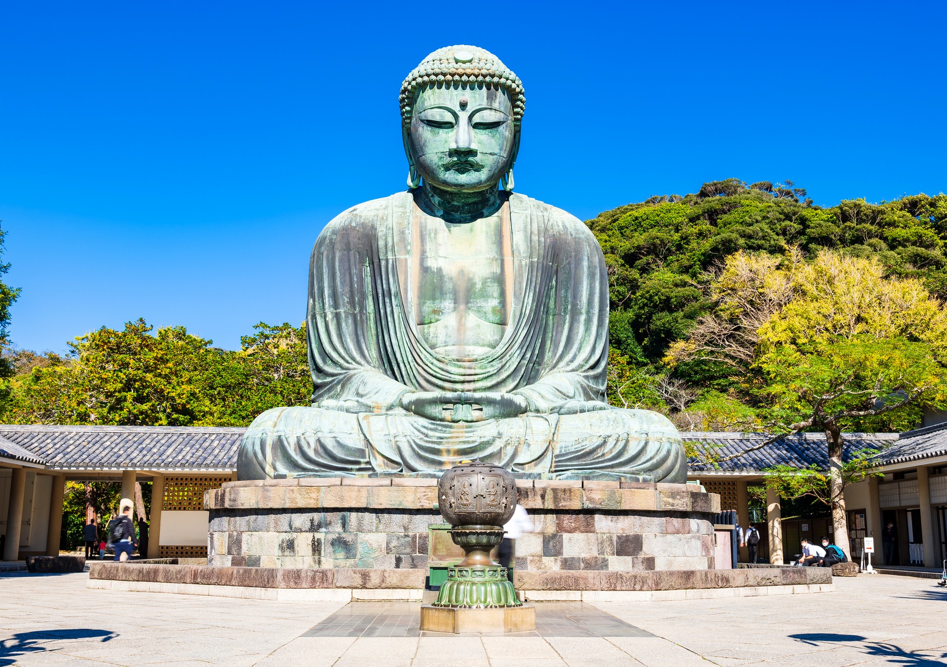 高徳院の境内に座す鎌倉大仏
